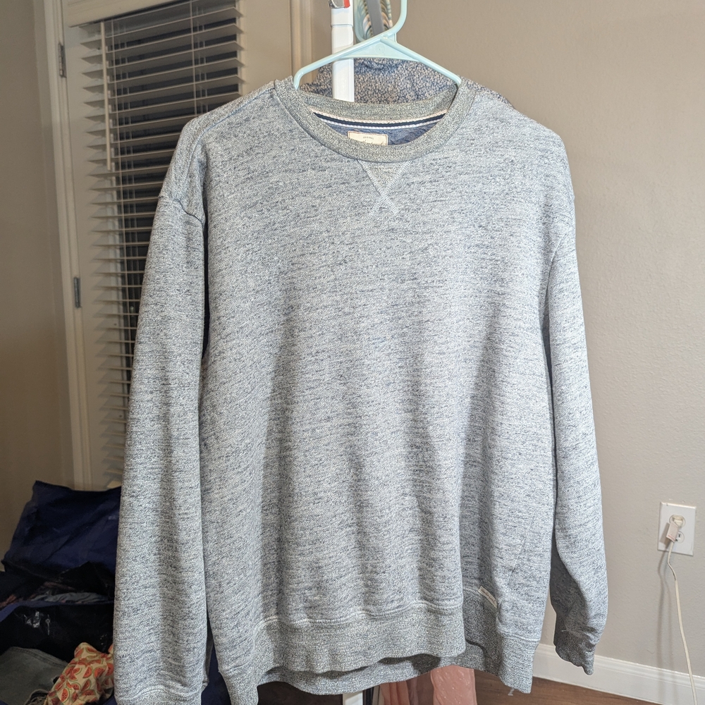 Classic Gray Crewneck Sweater